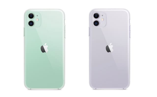 iPhone11の人気カラーは新色「グリーン」と「パープル」でクリアケース ...